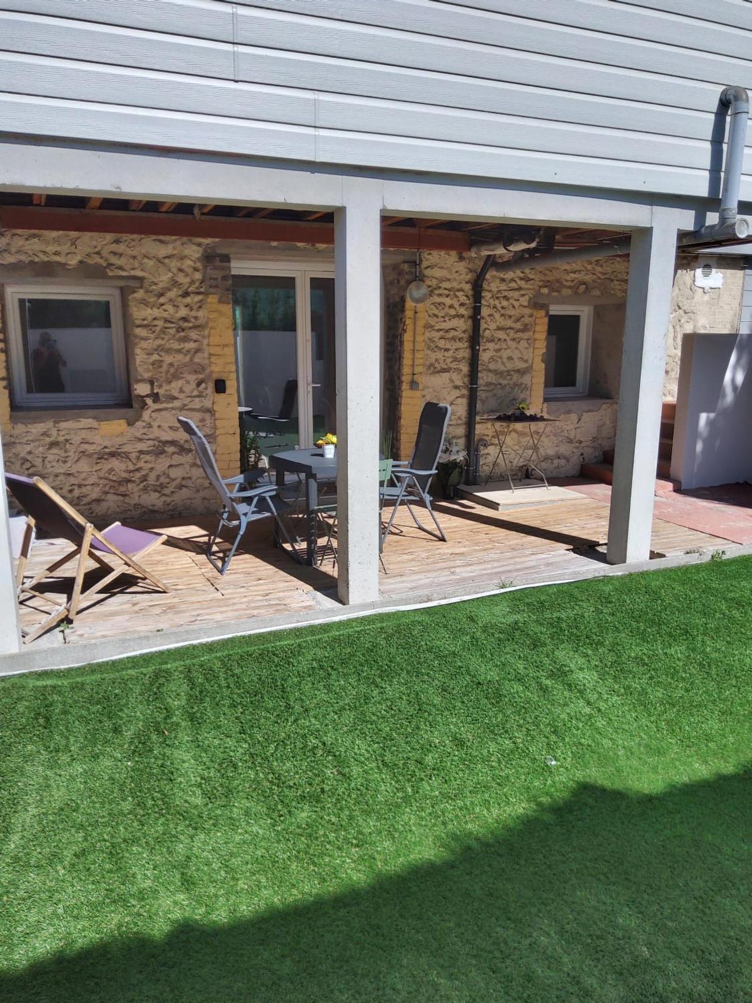 Meuble Avec Cour Apartment Sotteville-lès-Rouen Cameră foto